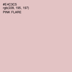 #E4C3C5 - Pink Flare Color Image